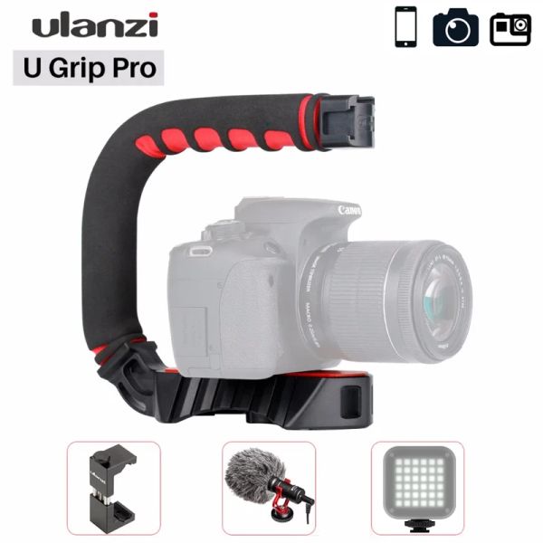 Braketler Ulanzi Ugrip Pro Kamera Stabilizatör Video Teçhizat Kafesi Triplle Soğuk Ayakkabı İPhone 11 GoPro 7 6 5 Canon Sony