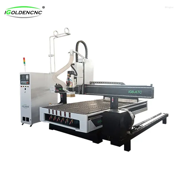 ATC CNC Router 1530 Máquina de gravador de madeira de ferramentas automática 3D