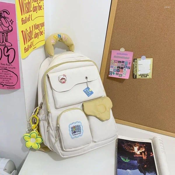 Backpack Children Girl Girl Stucchetta di scuola femminile zaino giapponese per studenti donne casual percorsi per spalle borse