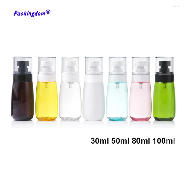 Garrafas de armazenamento 20pcs reciclagem de garrafas de viagem de viagem cosmética Spray portátil Tubo Bomba Bomba Reciclável Empty 30/60/80/100ml