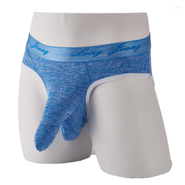 Underpants Men Sexy Briefs Stretchable Rouphe Penis Cober