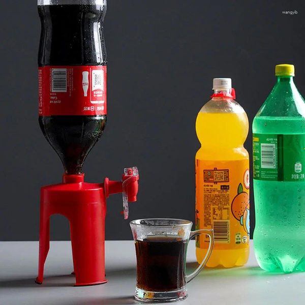 Garrafas de água Soda Coca -Cola Tap economiza de cabeça para baixo para beber barra de barras criativas de barras criativas para festas
