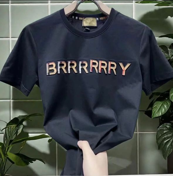 Camiseta de algodão de verão masculino masculino BB Designer T-shirt Men's Pullover Tee Bby 3d Impresso Camiseta Casual de Manga Casual 3x'l 4xl 5xl