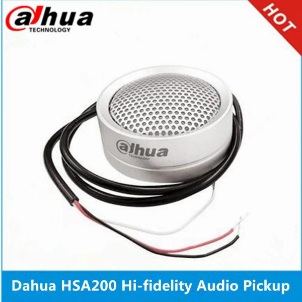 Lens Dahua Audio -Pickup DHHSA200 HIFIDELITY AUDIO PICKUP MIKROPON für Dahua Hikvision Audio und Alarmkamera