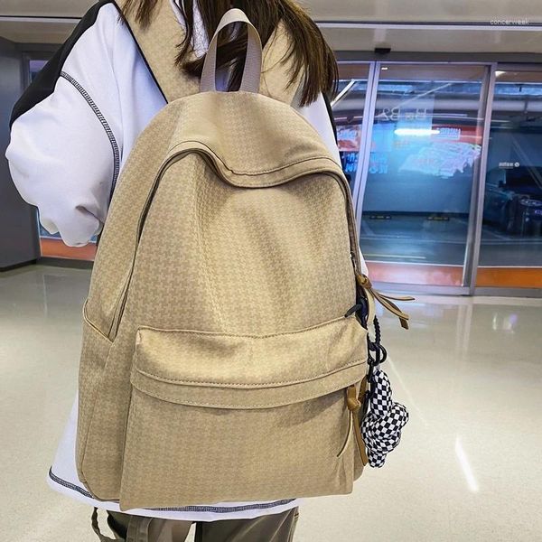 Rucksack Joypessie Fashion High School Girls Bookbag Männer wasserdichte Nylon Frauen Reisen Mochila Junge Black Laptop Rucksack