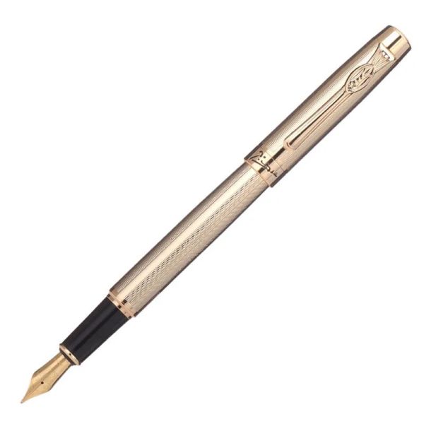 Pens Picasso 933 Pimio Avignon Pen Classic clássico clipe de ouro Luxo Iridium fine lenbon caixa de presente de escritório opcional redação de negócios caneta