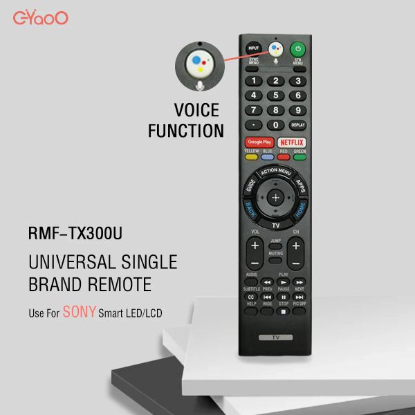 Controle RMFTX300E Voice Remote Control RMFTX310E Substituição para Sony 4K Ultra HD Smart LED TV KDL50W850C XBR43X800E RMFTX310U 300B