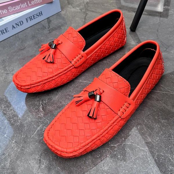 Lässige Schuhe Maedef Männer Sleaker für Lederschuh Moccasins atmungsaktive Frühling fährt hochwertige Non -Slip -Komfort Flats.