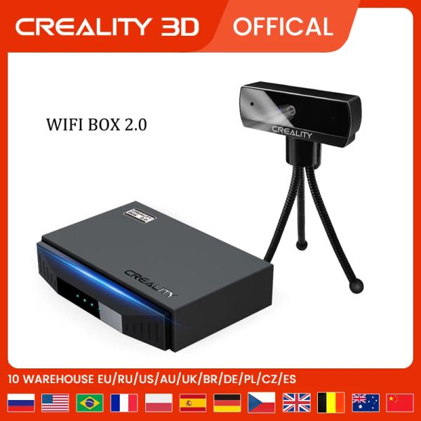 Steuerung von Creality 3D -Drucker WiFi Box Smart Kit Upgrade Wireless WiFi Cloud Box 2.0 mit 8G TF -Fernbedienung für Ender 3D -Druckerteile