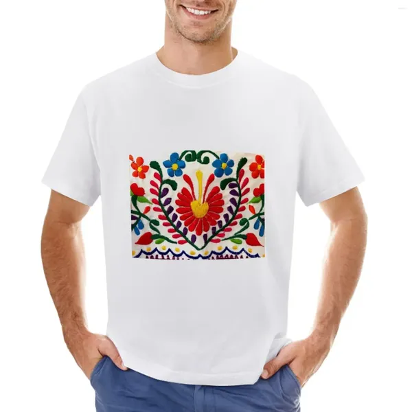Мужские майки вершины мексиканские цветы футболка плюс размеры одежды Kawaii для мальчика T Roomts Men