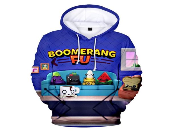 Men039s moletom moletons engraçados design 3d boomerang game game capuz kids sweatshirt boysgirls streetwear criativo Casu7100288