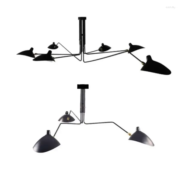 Luci del soffitto Dance artiglio Claw personalizzato Exhibition Hall Duckbill Light Iron Bast Breakfast Soggiorno Lampada Spider