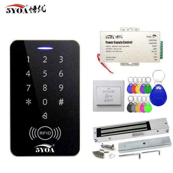 Steuerung des RFID -Zugangskontrollsystems Safer elektronischer Gate Opener Home Garage Digitales Set Eletric Magnetic Smart Door Lock Kit Automatisch