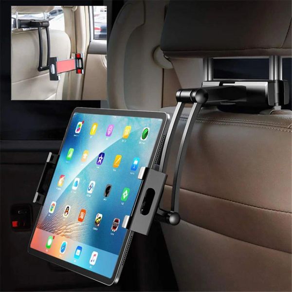 Ayakta evrensel araba arka yastık tutucu iPad 713 'Tablet 360 Döndürme Braketi Arka Koltuk Araba Montajı Soporte Tablet