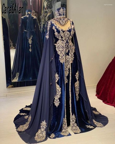 Платья для вечеринок формальные темно -синий русалка вечернее бисеро -бисеропиточное платье Kaftan
