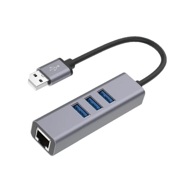 Hubs USB -Hub -Hub -Spiel USB Converter Extension Cable USB 2.0 Adapter 4 in 1 Multifunktions USB -Splitter -Adapter -Plug -and -Play -Dock -Station