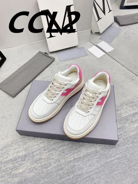 Casual Shoes Retro Dynamic Trend Sneakers Lederfutter Latex Mesh Innensohle Zwei-Ton-TPU-Außensohle Size35-41 Spring '24