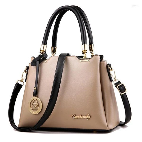 Bolsas de ombro bolsa de couro feminino feminina luxo pu brand designer grande pasta casual saco casual for office senhoras