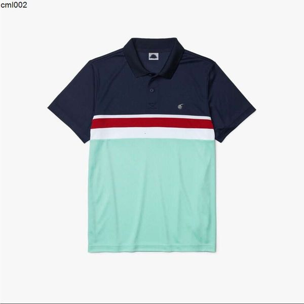 Marca de moda Mens camisa polo camiseta de alta qualidade Camiseta clássica crocodilo bordado camisetas colar de gola respirável de verão