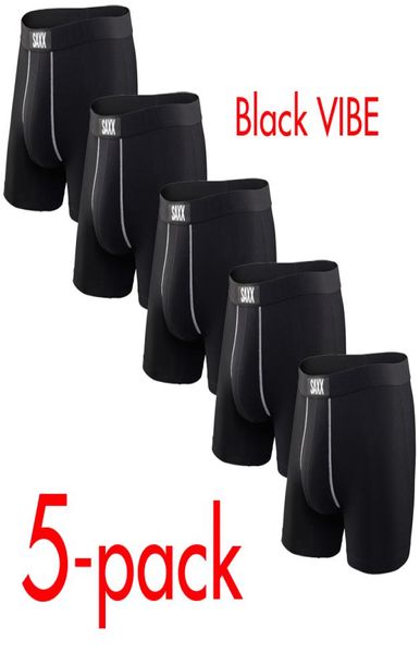 5-Pack-Vibe-Viskose-Viskose Soft Viskose Unterwäsche Moderner Fit Boxer Schwarz ohne Box (amerikanische Größe) 7291952