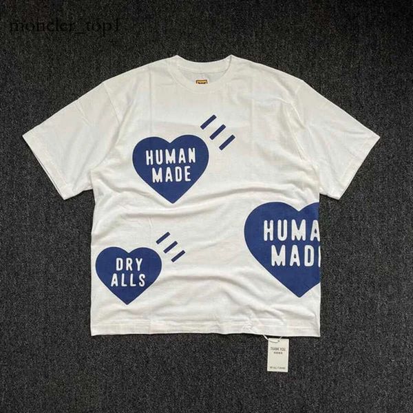 2024SS Human criou novas camisetas masculinas camisetas humanas homens mulheres mulheres de alta qualidade estampestimenses marcas de moda de tamanho grande