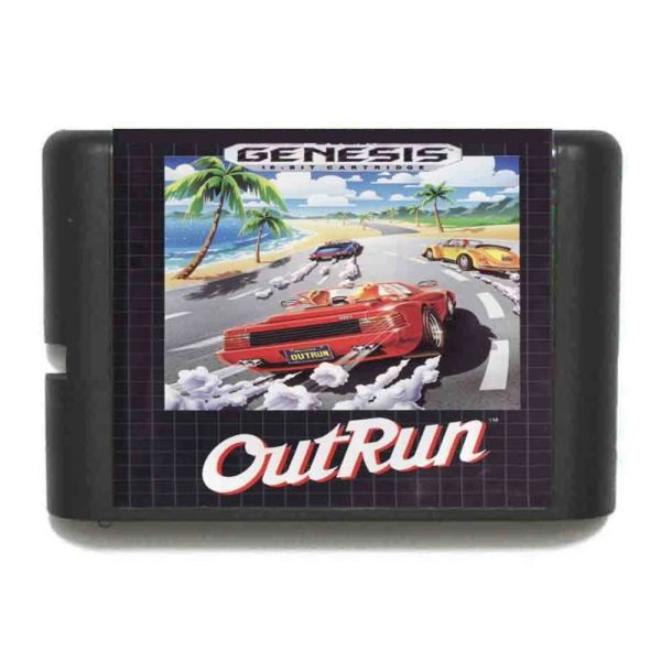 Kartlar Yeni Varış Outrun 16bit MD Oyun Kartı Sega Mega Drive Genesis için