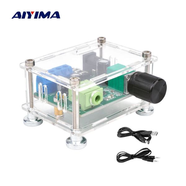 Усилитель AIYIMA USB 5V Портативные аудио -силовые стерео усилители 2x3W Наушники Amp Aux 3,5 мм Amplificador с Case Diy для домашнего кинотеатра