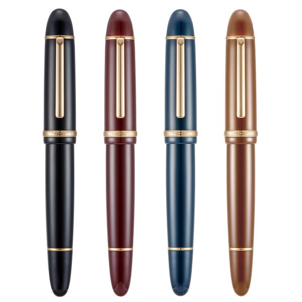 Ручки 3 ПК / 4 шт. Jinhao x159 Fountain Pen #8 Extra Fine / Fine Nib, акриловый офис большой размер написания ручки