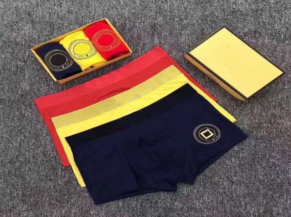 Boxer da uomo Underpants Shorts casual biancheria intima Pantaloni corti in cotone traspirato in Italia 6513020