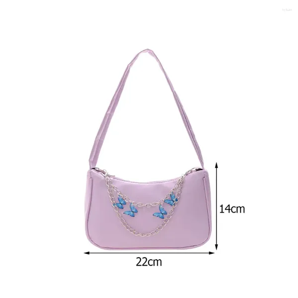 Bolsas de ombro Lady mini PU couro PU para mulheres Moda Bolsa projetada por borboleta Travel feminina viagens femininas