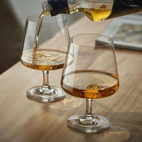 Occhiali da vino cognac professionisti brandy snifters degustazione di degustazione trasparente whisky cristallo copita nosing vetro xo bicchiere whisky tazza calda