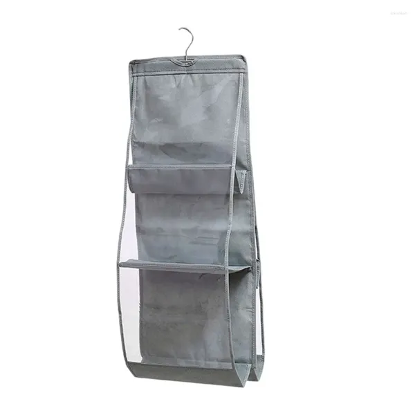 Aufbewahrungsbeutel doppelseitiger hängender Organizer mit 360 ° Rotatable Hakenbeutel-Handtasche Haushaltskleidungswerkzeuge
