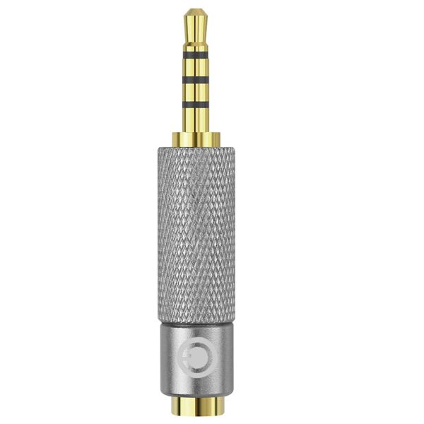 Acessórios Geekria Apollo 3,5 mm Male equilibrado a 2,5 mm Adaptador de áudio feminino equilibrado, 3,5 mm (1/8 polegada) a 2,5 mm, adaptador masculino a feminino