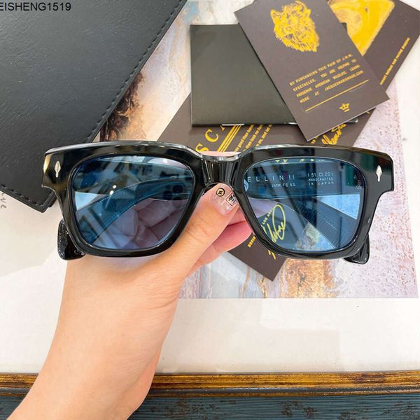 Spring New Moda Moda Os óculos de sol legais para homens mulheres personalizadas atirando proteção ocular retro moderno arte anti -UV Fellini Fiber Fiber Fellini Glasses