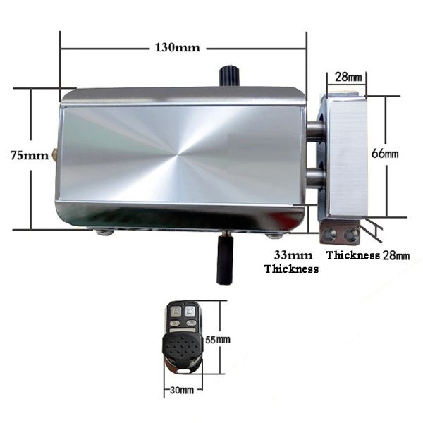 Controllo Batteria remota incluso Blocco del telecomando wireless Blocco elettrico Bloccaggio senza chiave senza chiave Smart Door Dot