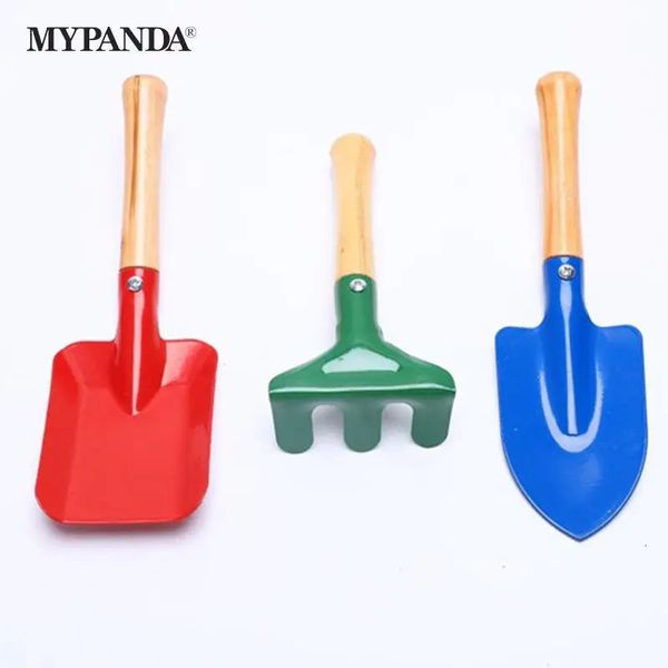 3pcsset Beach Shovel Toy Kids Outdoor Graben Sandspiel Tool Sommer spielen Schaufeln Hausspielzeug 240411