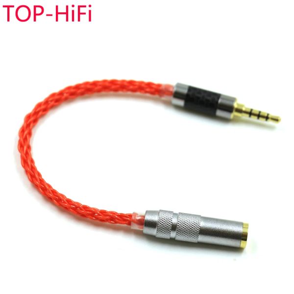 Accessori Tophifi UPOCC Crystal Crystal Crame da 3,5 mm Maschio bilanciato a 2,5 mm Cavo adattatore audio femmina bilanciato da 2,5 mm a 3,5 mm