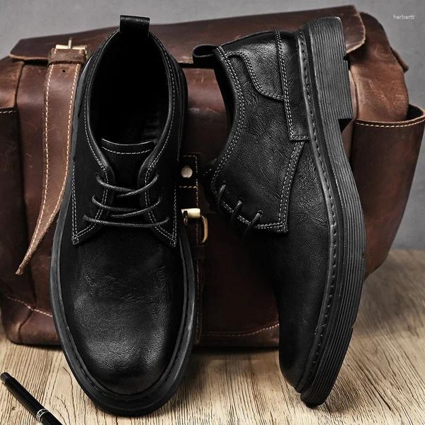 Отсуть обувь бренд мужчина высочайшего качества оксфордского британского стиля подлинная кожаная бизнес формальные квартиры
