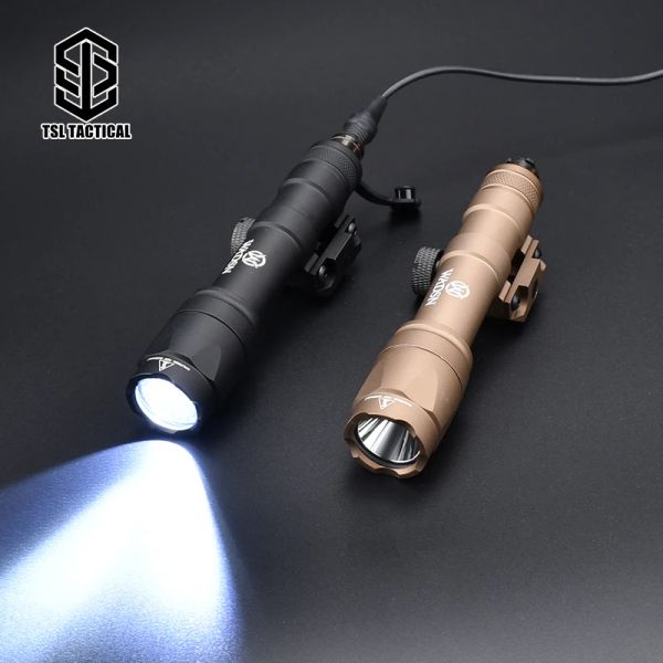 Scopes Wadsn M600C Taschenlampe 600 Lumen Metall Scout Light Fit 20mm Picatinny Rail M300 Airsoft Hunting Weapon Light Rifle Gun Lampe