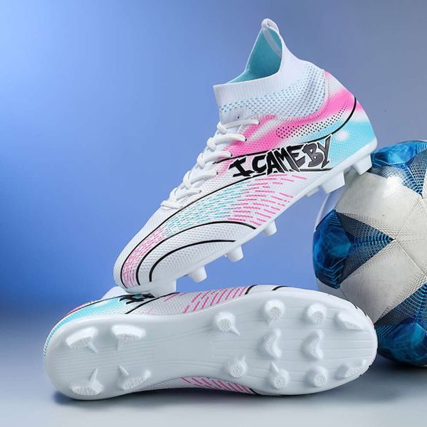 Botas de futebol anti -futebol femininas masculinas