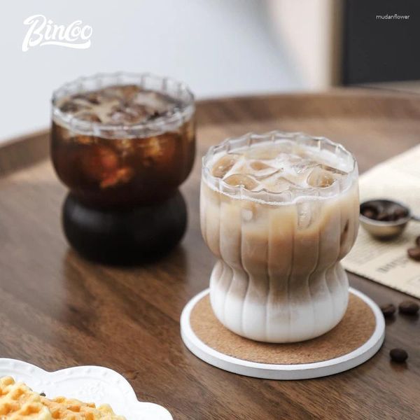 Кофейный горшок Bincoo Cup Iced American Latte Теплостойкий стакан для домашнего молока завтрака 250 мл