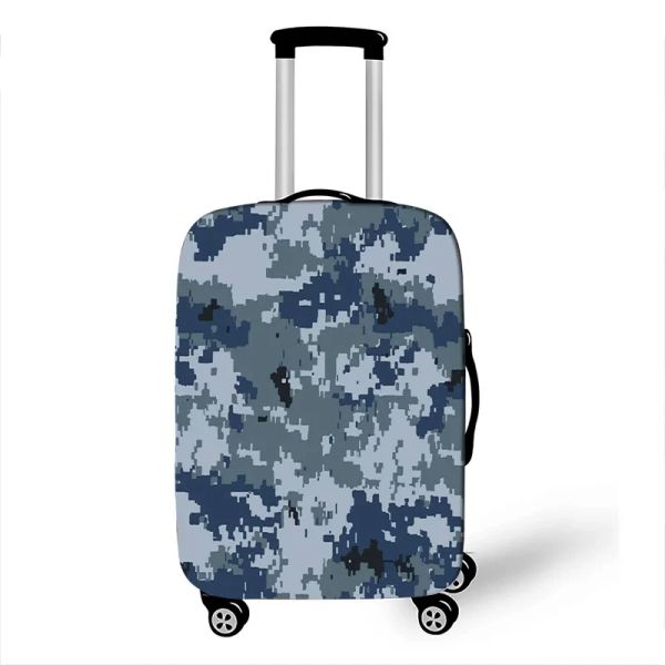 Accessoires Quality Stretch Tuch Trolley Hülle Schutzschutz Trendy Camouflage Koffer Gepäckabdeckung für 1832 Zoll Reisezubehör