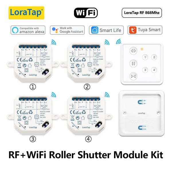 Управление Loratap RF Wi -Fi Blinds Roller Shropter