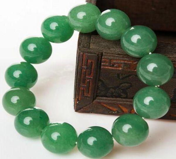 Natural Donongling Jade Armband Emerald Jade Jade Armband Männer und Frauen Mode Kristallarmband Whole5764848