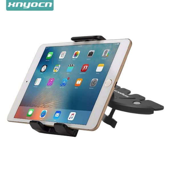 Stands XNYOCN CD Auto CD slot Tablet Porta della macchina per telefono per iPhone 12 11 8 xr Samsung da 412 pollici Stand da tablet per iPad Pro Air Mini