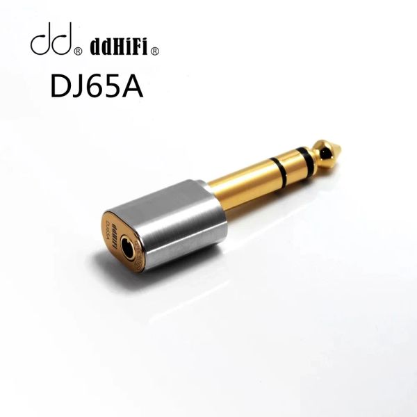 Accessori DD DDHIFI DJ65A da 6,35 mm Adattatore audio femmina da maschio a 3,5 mm per dispositivi di amplificatore desktop con porta di uscita da 6,35 mm