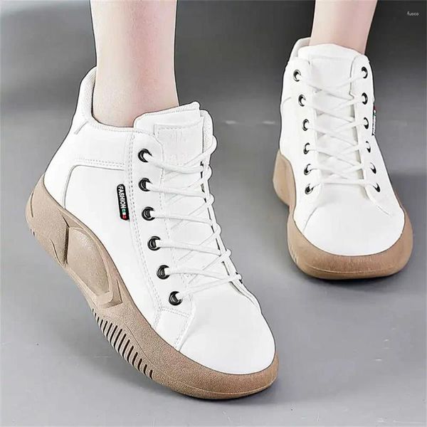 Le scarpe casual non scivolano sneakers per bambini in mezzo a vacchetta vulcanizzare la donna nera di tennis sportiva sport-et-leisure lofer