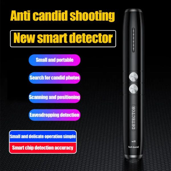 Detektor tragbarer drahtloser Signaldetektor GPS Position Secret Pinhole Kamera Mini -Fehler -Erkennung Stift Wiretap Gadget Anti -Geräteblocker