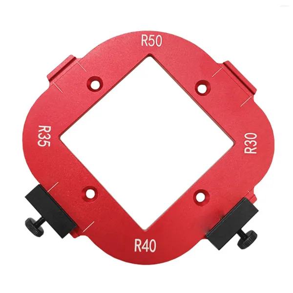 Aluminiumlegierung Radius-Jig-Router-Vorlagen Schnell-Jig-Bit zum Gravieren von Holzbearbeitung