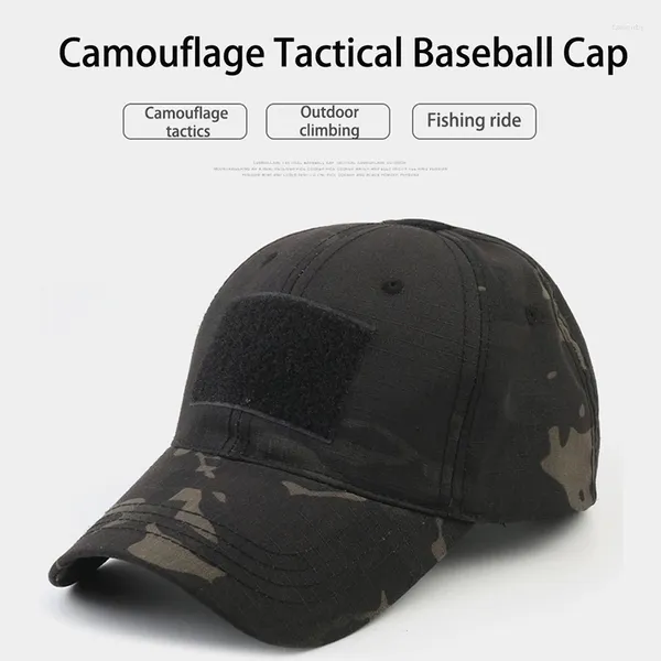 Ball Caps Baseball Camuflagem Tática de soldado ao ar livre Combate Paintball Chapéu ajustável